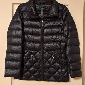 Lauren Ralph Lauren Quilted Black Puffer Jacket
